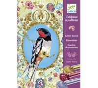 Djeco Tableaux À Pailleter Oiseaux