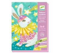 DJECO Tableaux paillettes carnaval des animaux