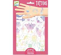 Djeco- Tattoo Lucky charms- 50 tatouages environ- 21x14cm