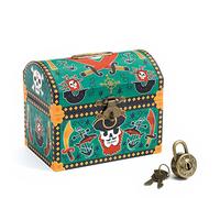 Djeco Tirelire Pirate – Coffre de pirate (DD03331)