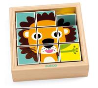 DJECO Wooden Block Puzzle Animals jeu de formes 2y+ 1 pcs