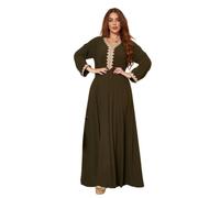 Djellaba Femme Qualité Premium - Caftan 1 Pièce - Sublime Djellaba Portable Comme Une Abaya