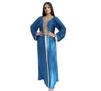 Djellaba Femme qualité Premium - Caftan 1 pièce - Sublime djellaba Portable comme Une Abaya Femme ou Un Caftan marocain - M