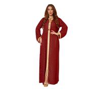 Djellaba Femme qualité Premium - Caftan 1 pièce - Sublime djellaba Portable comme Une Abaya Femme ou Un Caftan marocain - L