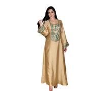Djellaba Femme qualité Premium - Caftan 1 pièce - Sublime djellaba Portable comme Une Abaya Femme - S