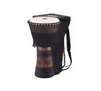 Djembé acajou style africain 13'' ADJ3B-XL Earth brun et noir (+ housse)