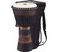 Djembé acajou style africain Meinl 13'' ADJ3B-XL Earth brun et noir (+ housse)