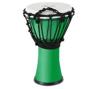 Djembé Africain Tambour Drum Percussions 7'' (18 cm) pour Enfants Debutants Vert
