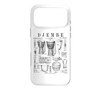 Djembé Drummer Africain Drummer Musique Vintage Brevet Coque pour iPhone 17 Pro Max