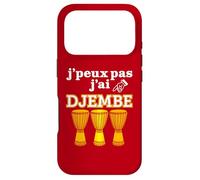 Djembé Humour Drôle ou Blague de Fier Batteur Djembé Excuse Coque pour iPhone 17 Pro