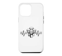 Djembé Notes ECG Rythme Cardiaque Tambour Afrique Ethno Percussion Coque pour iPhone 12 Pro Max
