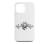Djembé Notes ECG Rythme Cardiaque Tambour Afrique Ethno Percussion Coque pour iPhone 13 Pro Max