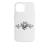 Djembé Notes ECG Rythme Cardiaque Tambour Afrique Ethno Percussion Coque pour iPhone 14
