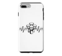 Djembé Notes ECG Rythme Cardiaque Tambour Afrique Ethno Percussion Coque pour iPhone 7 Plus/8 Plus