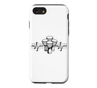 Djembé Notes ECG Rythme Cardiaque Tambour Afrique Ethno Percussion Coque pour iPhone SE (2020) / 7/8