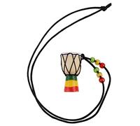 Djembé Percussion Pendentif tambour à main africain Cadeau pour l'apprentissage des drumes débutants, sac d'école avec port de charge, univers spatial pour adolescentes, filles, garçons, extérieur