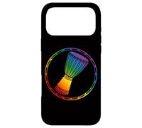 Djembé Tambour Africain Arc-en-Ciel du Fier Batteur Djembe Coque pour iPhone 17 Pro Max