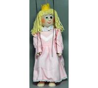 Djepeto - Marionnette - Jouet en Bois - Princesse - 30 cm