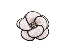 djgkENVQ Broche Épingle, Broches camélia, Broches Vintage, épingle d'insigne de Fleur, sécurité de Boucle d'écharpe de Revers(Pink)