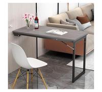 DJHGNFRDK Bureau Mural Flottant, Tailles Multiples Multicolores de Table en Bois se Pliante fixée au Mur de Feuille de Baisse(Color a,90x60x75cm)