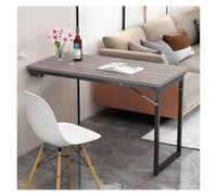 DJHGNFRDK Bureau Mural Flottant, Tailles Multiples Multicolores de Table en Bois se Pliante fixée au Mur de Feuille de Baisse(Color E,90x60x75cm)