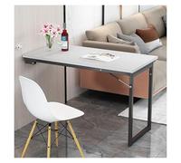 DJHGNFRDK Bureau Mural Flottant, Tailles Multiples Multicolores de Table en Bois se Pliante fixée au Mur de Feuille de Baisse(Color B,100x50x75cm)