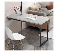 DJHGNFRDK Bureau Mural Flottant, Tailles Multiples Multicolores de Table en Bois se Pliante fixée au Mur de Feuille de Baisse(Color F,120x50x75cm)