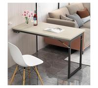 DJHGNFRDK Bureau Mural Flottant, Tailles Multiples Multicolores de Table en Bois se Pliante fixée au Mur de Feuille de Baisse(Color C,120x60x75cm)