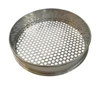 DJHGNFRDK Les énigmes du Jardin, Tamis à Grains de Myrtille en Acier Inoxydable, Trou Rond, Tamis de Sol, Plusieurs Tailles, Maison Jardin(13mm)