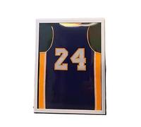 DJHGNFRDK Présentoir pour maillot de football, Cadre d'affichage en bois de maillot de sports avec des tailles multiples de bâti de mur de panneau de verre(50x70cm)