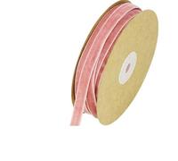 DJHGNFRDK Ruban de Velours, Ruban de Noël en Velours Fait Main for Emballage Cadeau Multicolore 10 mm(Flesh Pink)