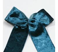 DJHGNFRDK Ruban de Velours, Ruban de Velours Multicolore de 5 mètres, 25mm-38mm for Bricolage et Mariage(09 Blue,38mm)