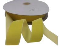 DJHGNFRDK Ruban de Velours, Single Face Velvet Ribbon for Bouquet Wrapping Party Decoration Multicolor 25mm X 25yards(Lemon Yellow V104)
