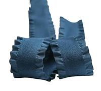 DJHGNFRDK Ruban de Velours, Velvet Ruffle Edge Matte Ribbons for Hair Bows DIY Corsage 50 Yards Peach 1-1.5 inch(7,40mm 10yards)