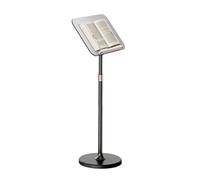 DJHGNFRDK Support de Livre réglable pour Sol, Support de Musique réglable au Sol, Support de Musique, Noir et Blanc, Hauteur 740-1400mm(Black,Height 9301400mm)