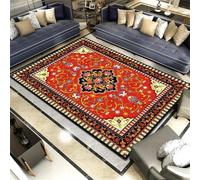 DJHWWD Chambre Ado Chemin Tapis Couloir 200x300CM Rouge Floral rétro Multicolore Gamer Bebe de d'enfants