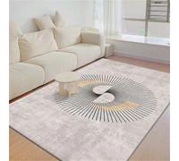 DJHWWD Tapis Bureau XXL Chambre Bebe Fille Moquette Sol Long Couloir entrée 120x160CM Anti dérapant Gris Moderne et Minimaliste Noir Chemin