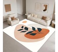 DJHWWD Tapis Chambre Bebe Garcon Doux 100x140cm,Art Abstrait pour Accessoire,Terrasse,Parc Blanc