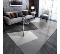 DJHWWD Tapis Chambre Bebe Tapis Chambre Fille Ado Tapis Chambre Adolescent 60x110CM Moquette Salon Grande Taille Gris Tapis Moderne Noir Tapis Descente de lit Chambre Adulte Tapis Chambre Bebe