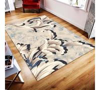 DJHWWD Tapis De Salon .D Rectangle Petit canapé Chambre ado 50x80CM Grand Bleu Couleur Sable résistant à la saleté et Facile Entretenir. Fille