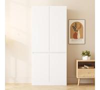 DJHWX Penderie avec beaucoup d'espace de rangement. Design à double porte avec grands compartiments de rangement, armoire multifonction, penderie simple. Pour chambre à coucher, chambre d'enfant