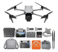 Dji Air 3s Fly More Combo (Telecommande Rc 2 Avec Ecran) Avec Accessoires Polyvalents, Drone Avec Grand Angle Cmos 1 Camera Tele-Dji Multicolore