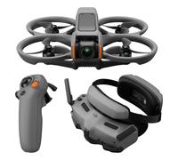 DJI Avata 2 Pack Fly More batterie unique, Drone FPV avec caméra 4K, protection d'hélice intégrée, Goggles 3 et RC Motion 3 inclus - Noir