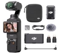 DJI Bundle Audio Osmo Pocket 3 avec Mic 2 (1 TX + 1 RX), caméra vlog de Poche avec nacelle, capteur CMOS 1 Pouce et 4K/240 IPS