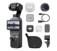 DJI Bundle Audio Osmo Pocket 4 avec émetteur Mic Mini 2, caméra vlog de Poche avec nacelle, capteur CMOS 1 Pouce et 4K/240 IPS, stabilisation sur 3 Axes, Zoom 2× sans Perte de qualité