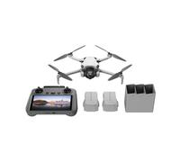 DJI Bundle avec Mini 4 Pro Fly More avec RC 2 (Radiocommande avec Écran), Mini Drone Pliable avec Caméra 4K, Moins de 0,549 lb/249 g, Temps de Vol de 34 min, 2 Batteries Supplémentaires, C0