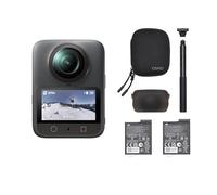 DJI Bundle Essentiel Osmo 360, Caméra vlog 360° 8K avec capteur 1 Pouce, kit de Perche à Selfie Invisible de 1,2 m, Photos panoramiques 120 MP, autonomie de Batterie prolongée avec 2 Batteries