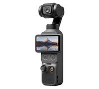 DJI Bundle Essentiel Osmo Pocket 4, caméra vlog de Poche avec nacelle | Capteur CMOS 1 pouce et 4K/240 ips, stabilisation sur 3 axes, zoom sans perte 2×, stockage intégré de 107 Go