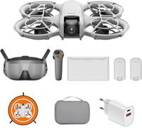 DJI Bundle Motion Fly More DJI Neo, Mini Drone avec Caméra 4K UHD, Drone Suiveur qui Vole Seul de 135 g, Décollage du Creux de la Main, Suivi de Sujet par IA, avec RC Motion 3 et 3 Batteries