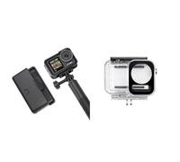 DJI Bundle Osmo Action 3 Aventure - Caméra d’Action 4K, 4K/120 fps, FOV Super Large, HorizonSteady, résistant au Froid, Longue durée & Boîtier étanche Osmo Action 3